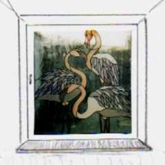 Fenster "Flamingos" 