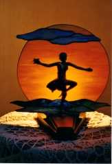 Lampe "Tänzerin" -Tiffany 