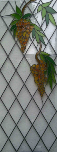 Türeinsatz "Glyzinien" 