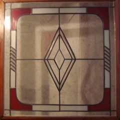 kleiner Türeinsatz mit Facetten 